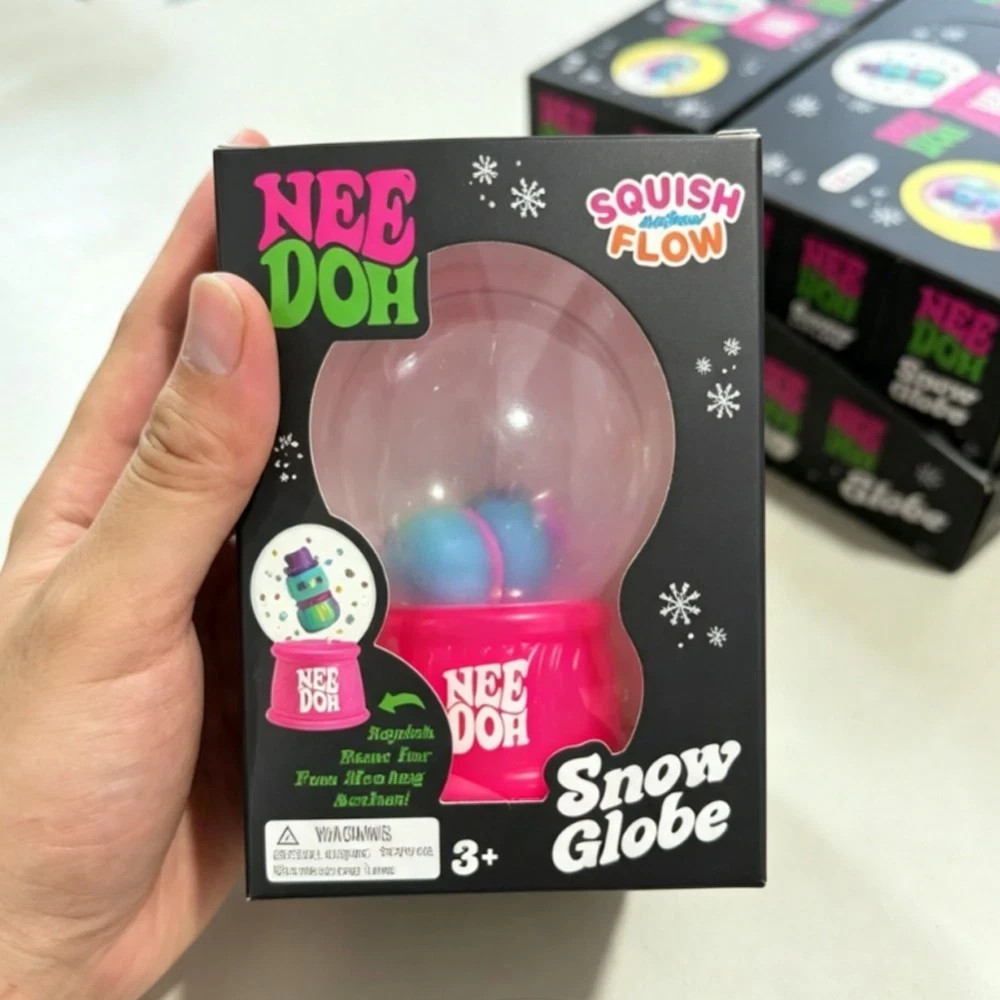 Schylling NeeDoh Snow Globe Squish n\' Flow Tactile Squeeze Toy 3+