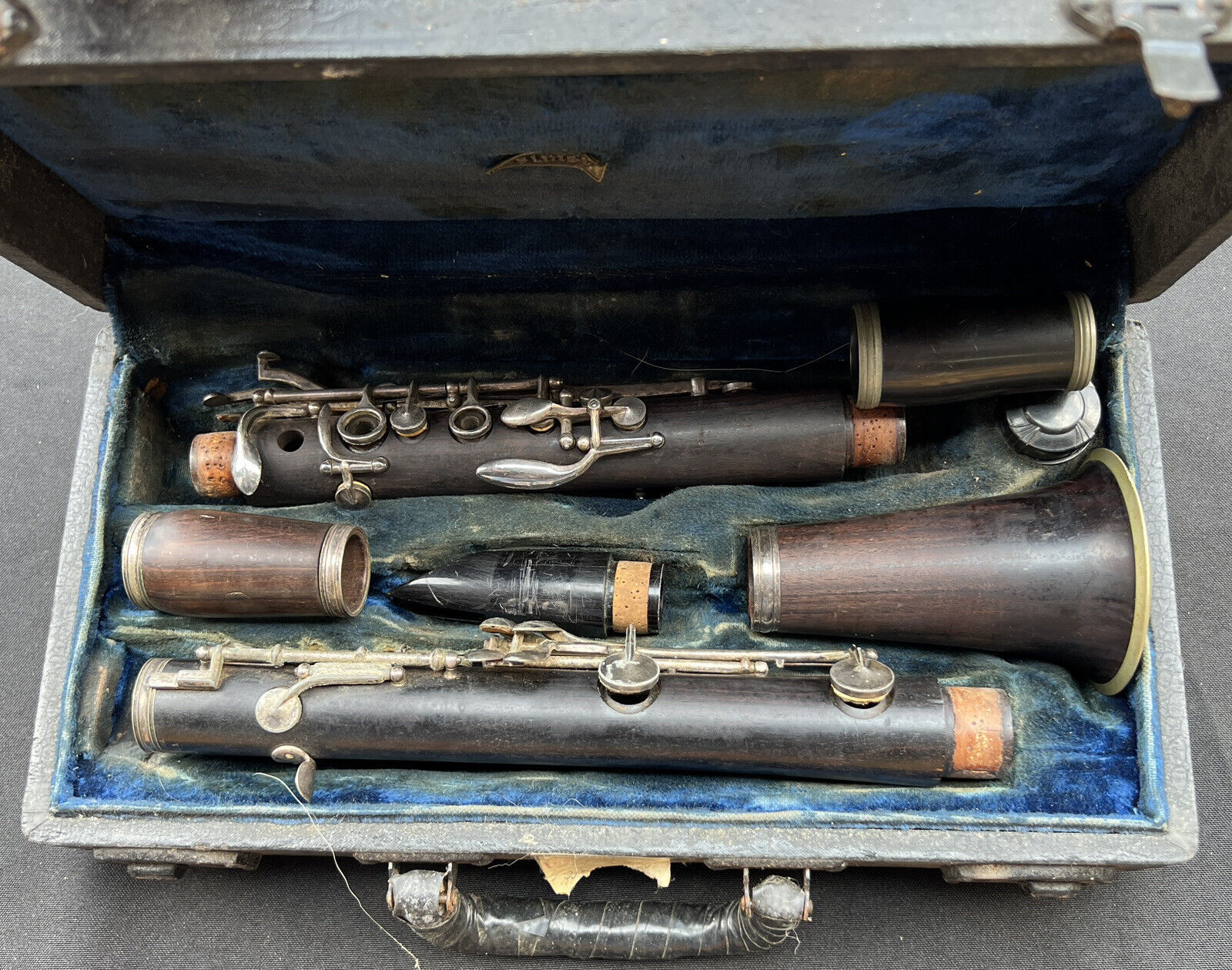 Vintage 1952 1953 Boosey & Hawkes Wooden Clarinet Serial Number 60181 Vintage 1952 1953 Boosey & Hawkes Wooden Clarinet Serial Number 60181