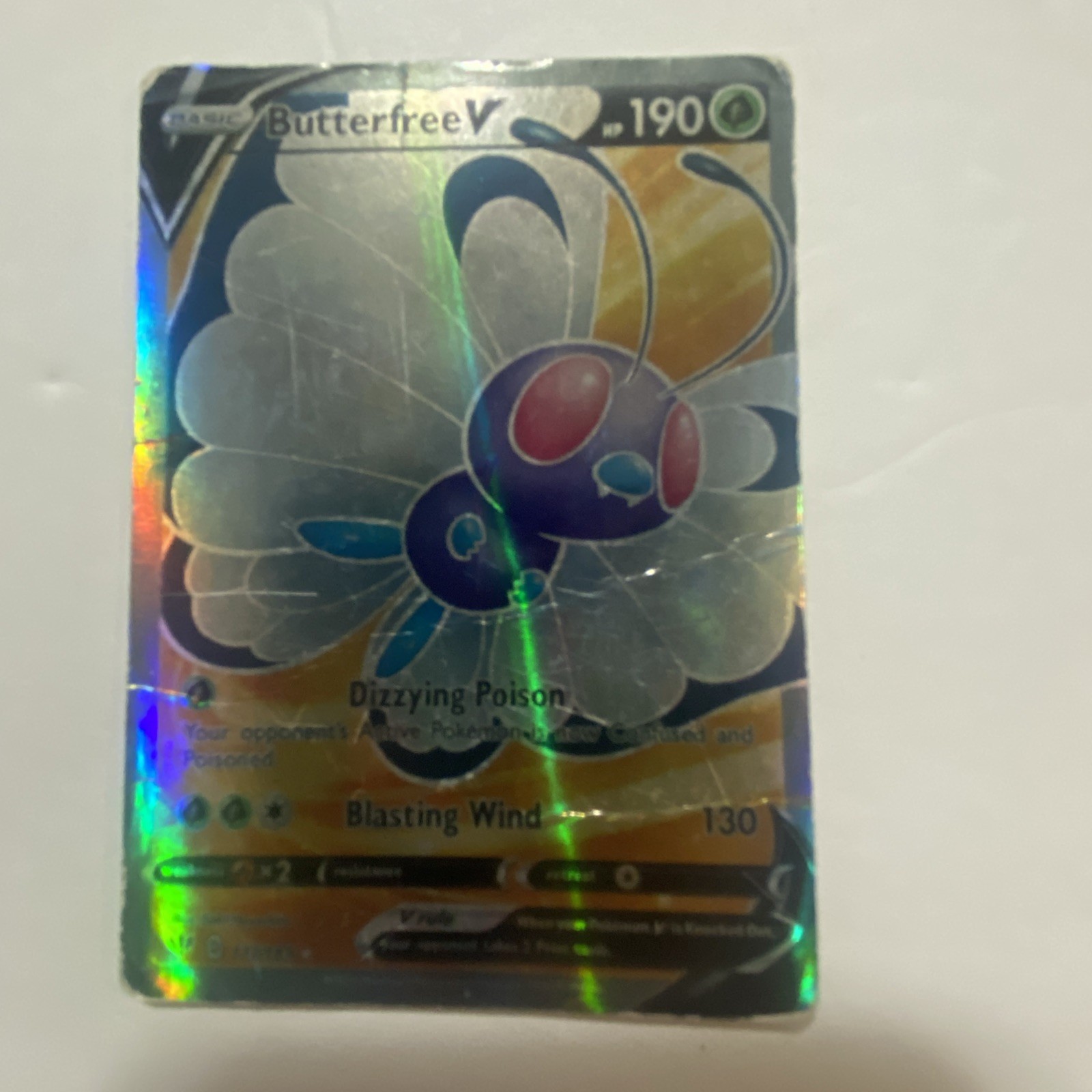 Pokemon TCG Butterfree V Full Art 177/189 Darkness Ablaze HP