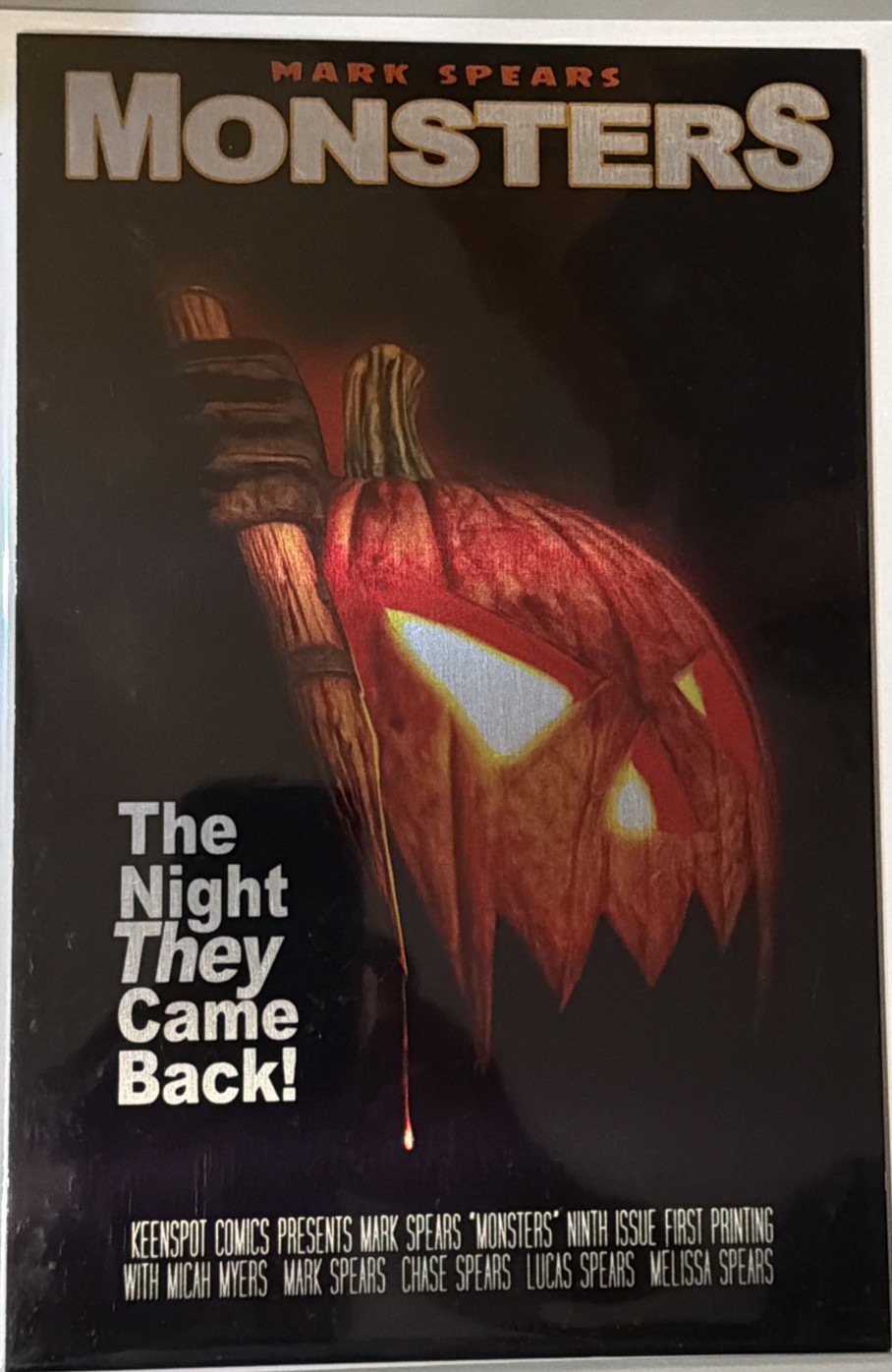 MARK SPEARS Monsters #9 Cover X2 Exclusive METAL - Megacon Halloween Homage