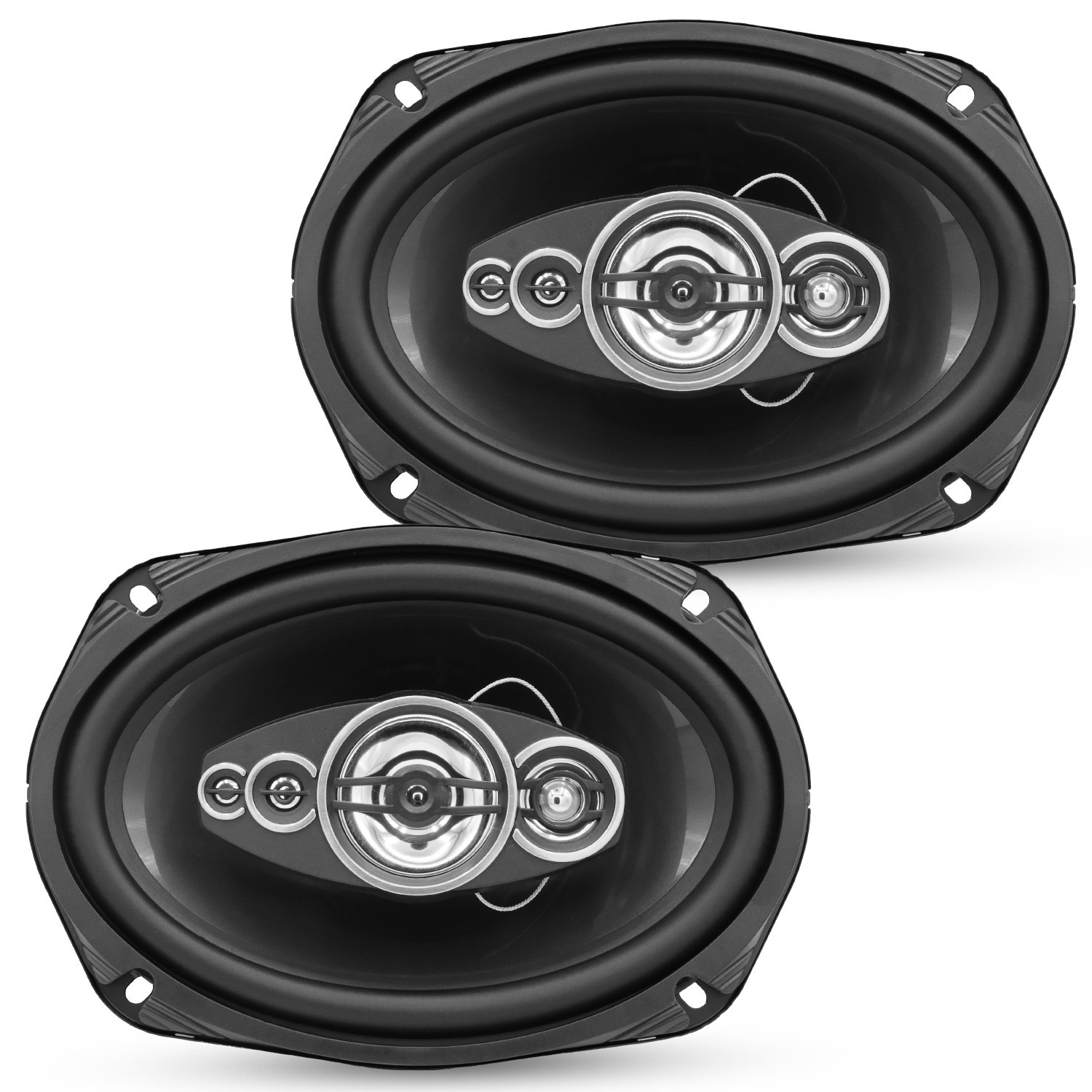 5 Core 6x9 Car Speaker Audio 2-Way/ 4-Way Coaxial Speaker w Tweeter 2PCS 5 Core 6x9 Car Speaker Audio 2-Way/ 4-Way Coaxial Speaker w Tweeter 2PCS