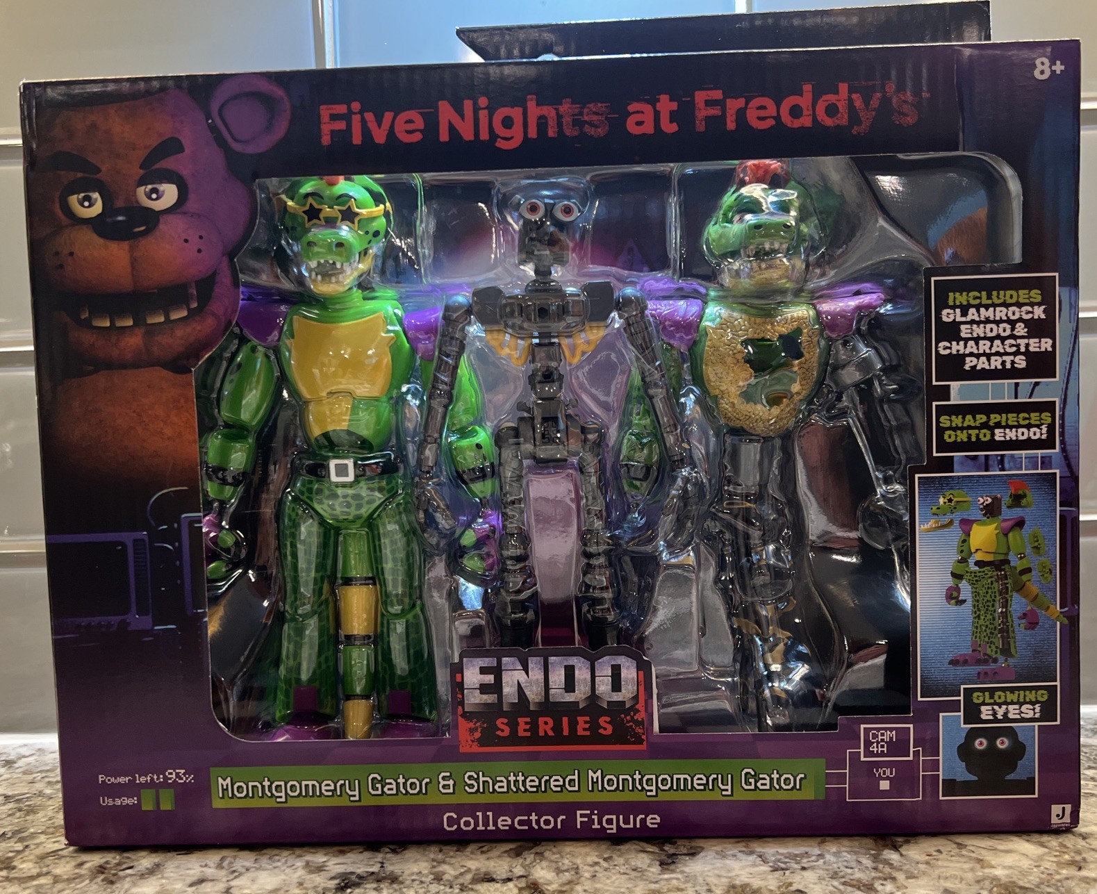 Jazwares Five Nights At Freddy’s Endo Series Montgomery Gator & Shattered Gator