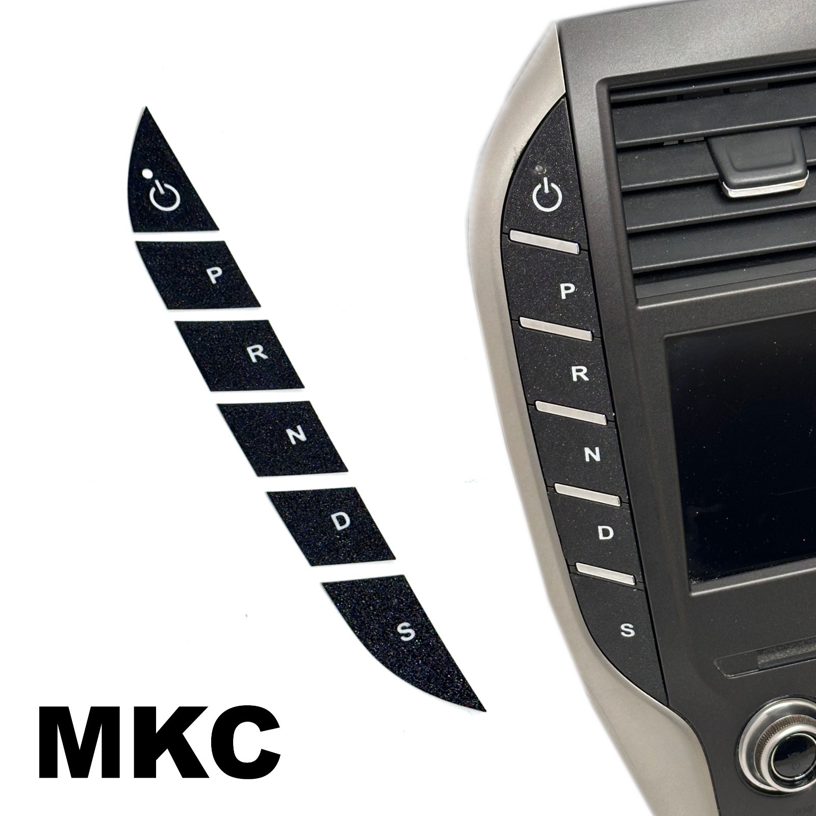 Shift Button Covers For Lincoln MKC 2015-2019 Interior Accents Shift Button Covers For Lincoln MKC 2015-2019 Interior Accents