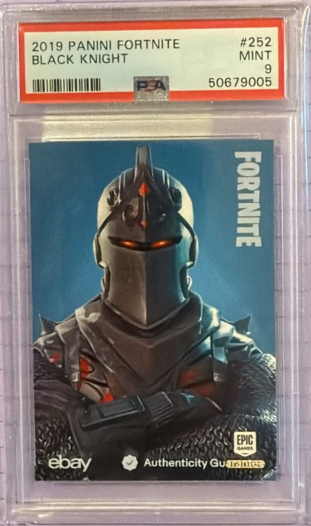 Fortnite Panini 2019 Series 1 Black Knight #252 PSA 9 Base Card USA Print πΊπΈ Fortnite Panini 2019 Series 1 Black Knight #252 PSA 9 Base Card USA Print πΊπΈ