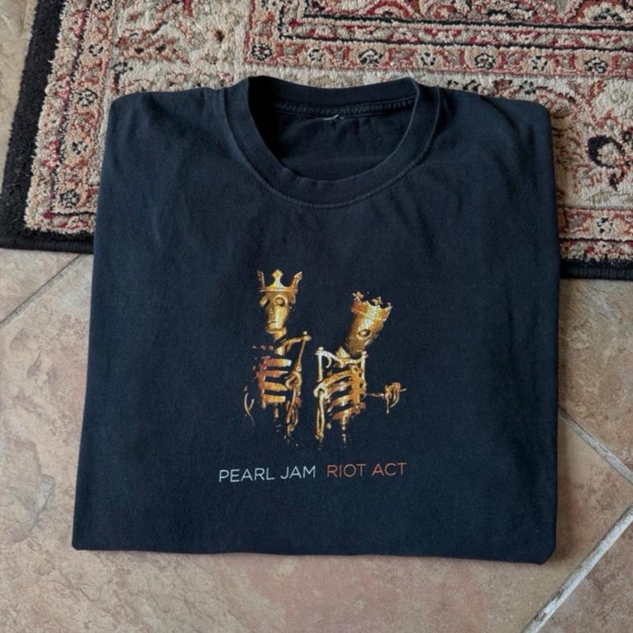 Vintage 2003 Pearl Jam Riot Act North America Tour T-Shirt Size XL