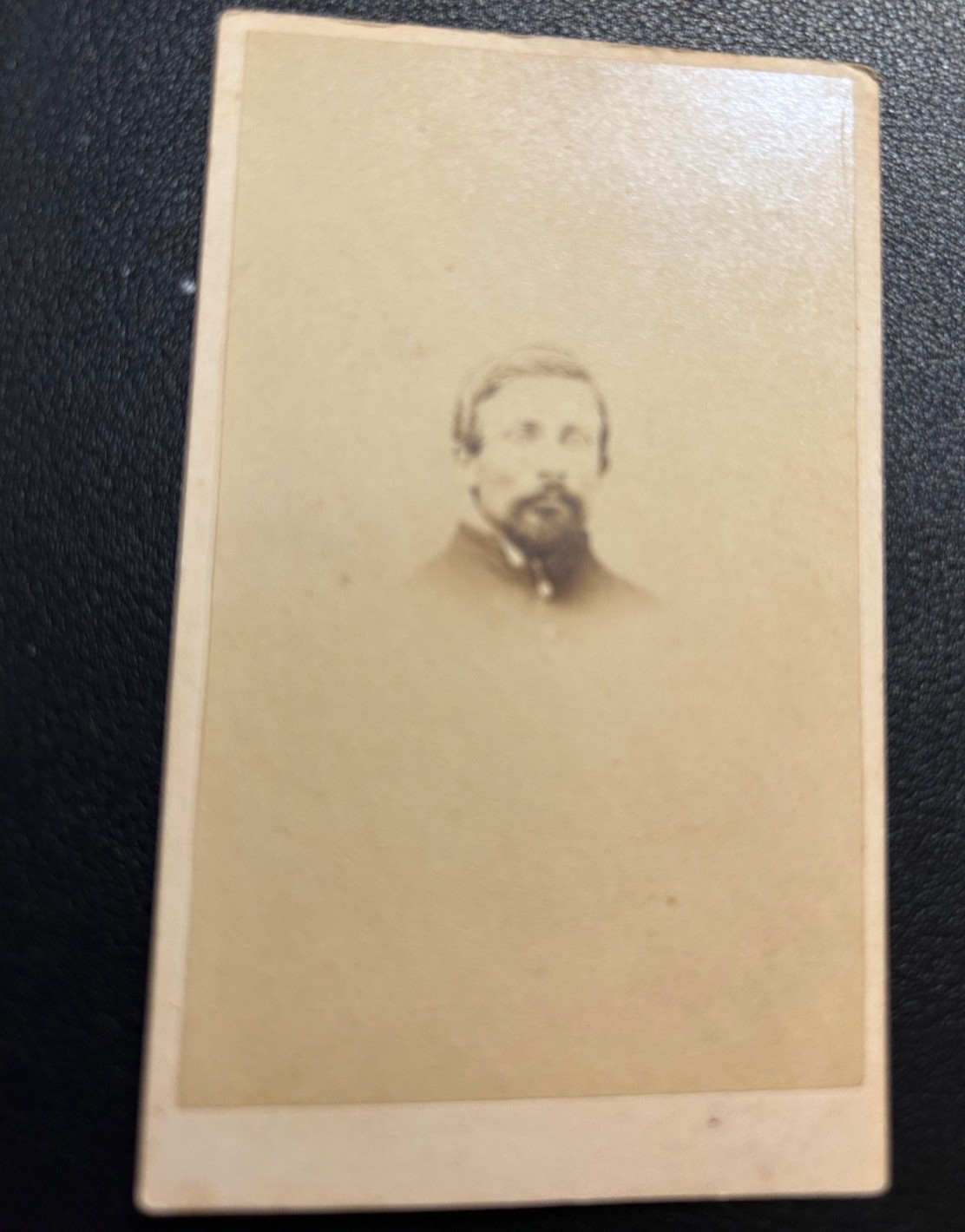 RARE 1860s Cabinet Photo of Assistant Surgeon Civil War Michigan Union Infantry