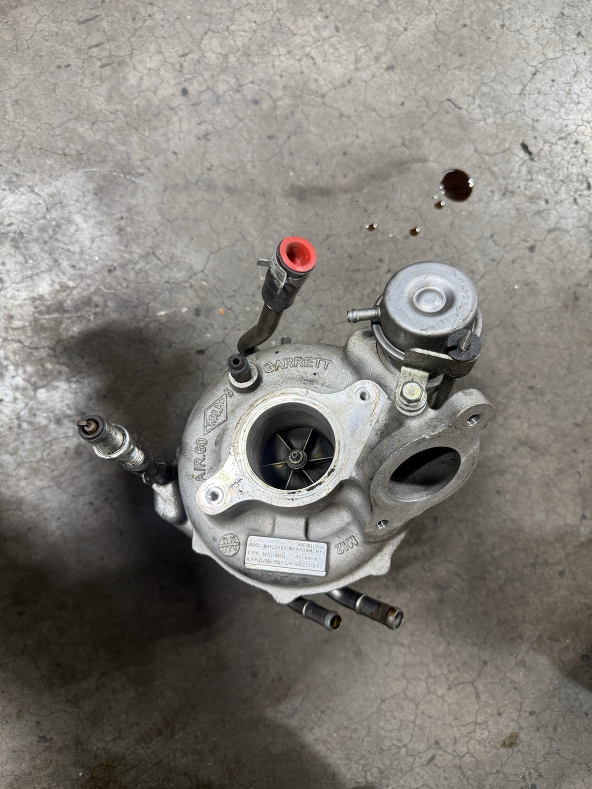 2015-2021 Subaru WRX OEM Garrett MGT2259S Turbocharger 14411AA881