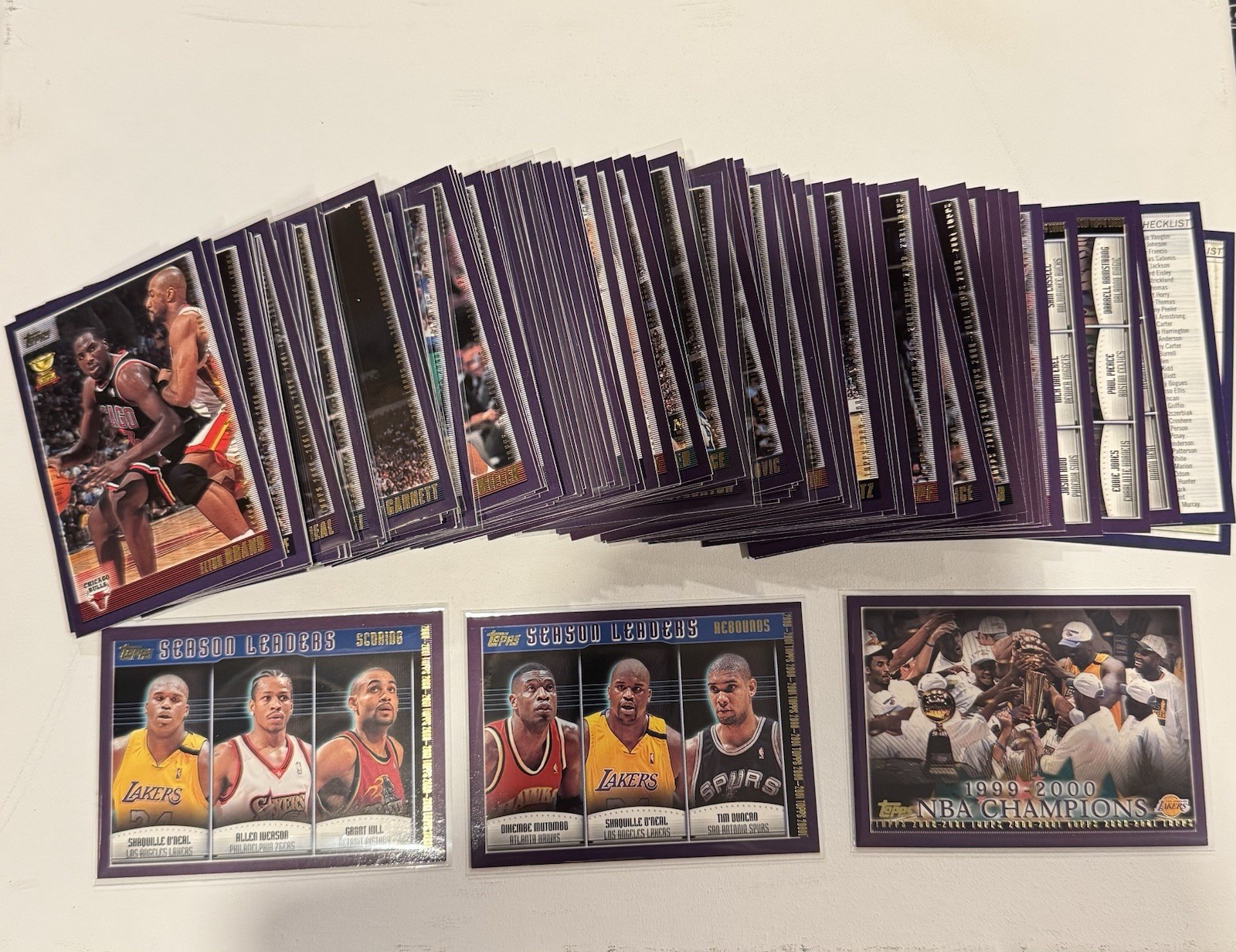 2000-01 Topps Basketball Series 1 Complete Set 1-124 + 150-155 Season LeadersđŸ”¥ 2000-01 Topps Basketball Series 1 Complete Set 1-124 + 150-155 Season LeadersđŸ”¥