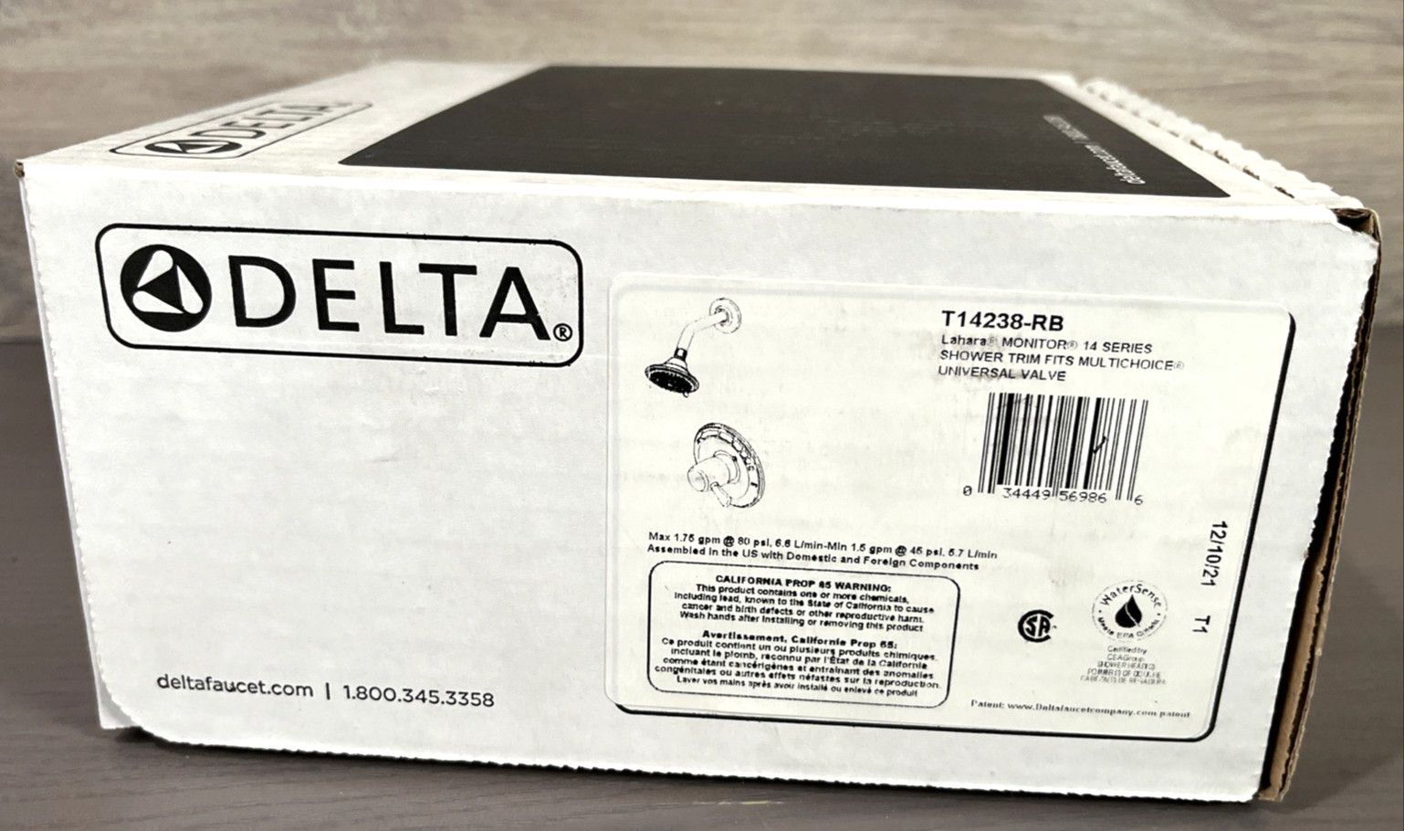 Delta T14238-RB Lahara Monitor 14 Series Shower Only, Venetian Bronze NIOB