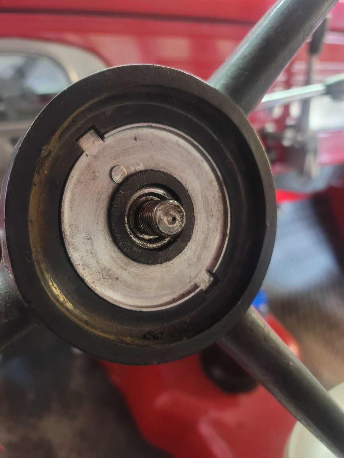 66-72 Toyota Land Cruiser FJ40/45 Horn Insulator Ring, Just The Insulator Ring. 66-72 Toyota Land Cruiser FJ40/45 Horn Insulator Ring, Just The Insulator Ring.