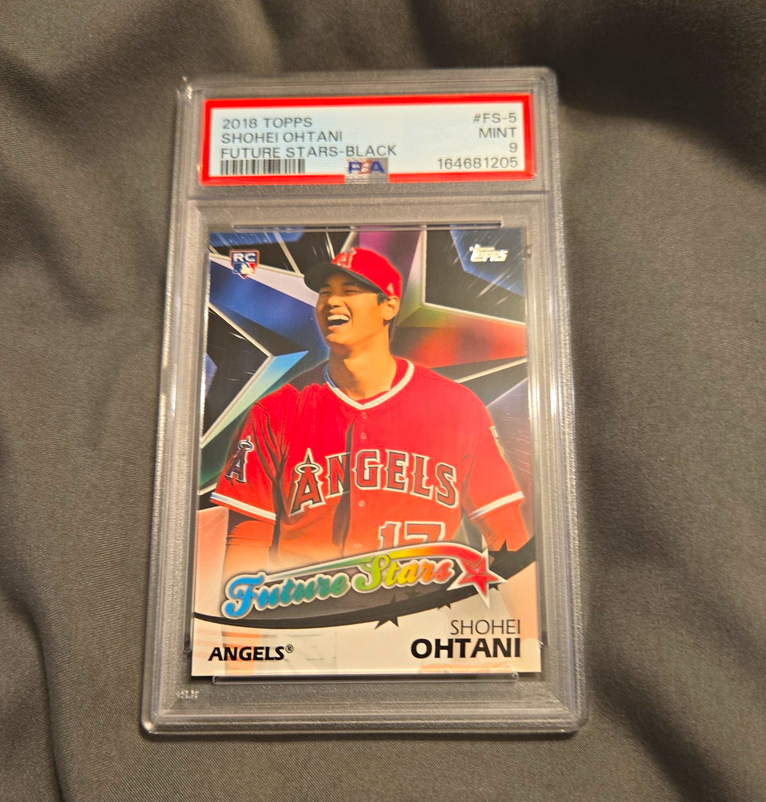 Topps 2018 Shohei Ohtani Future Stars Black Parallel FS-5 RC Angels Topps 2018 Shohei Ohtani Future Stars Black Parallel FS-5 RC Angels