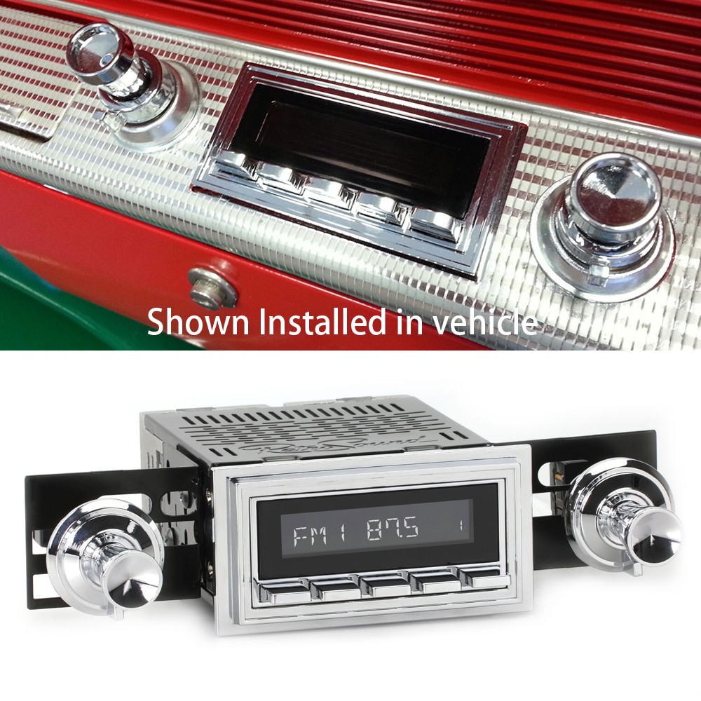 1961-62 Chevrolet Impala Bluetooth Stereo Radio AM/FM AUX 275W RetroSound Chevy