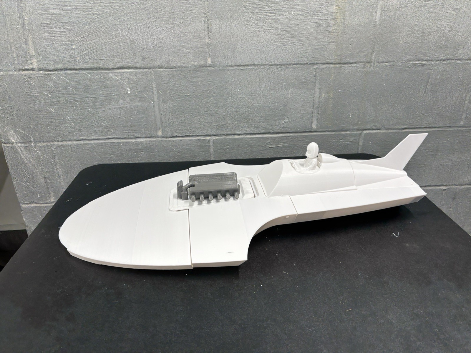 Vintage Shovelnose Hydroplane RC Boat Hull Kit – 28\