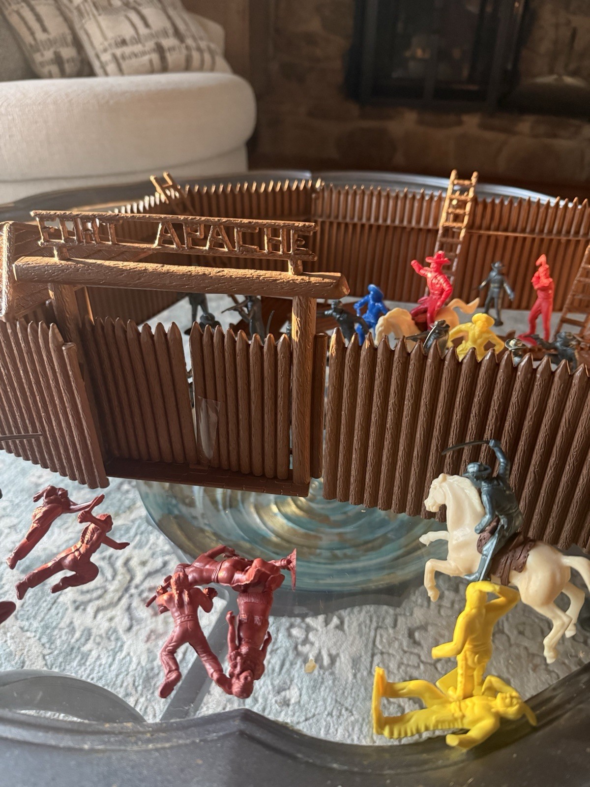 Vintage Marx Fort Apache Stockade No Box Not Complete Vintage Marx Fort Apache Stockade No Box Not Complete