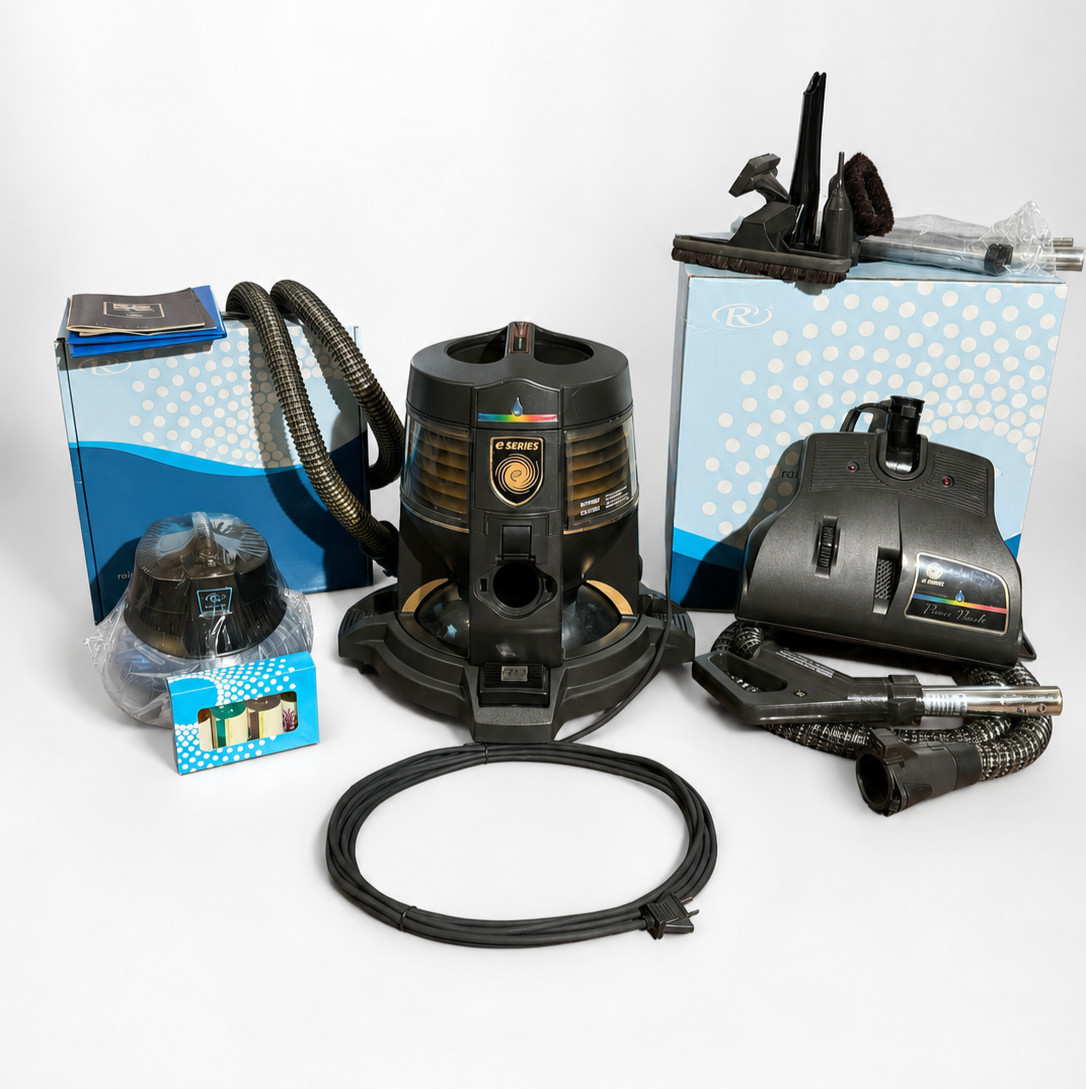 RAINBOW E2 GRAY VACUUM CLEANER COMPLETE SYSTEM BUNDLE + NEW RAINMATE + 1YR WTY