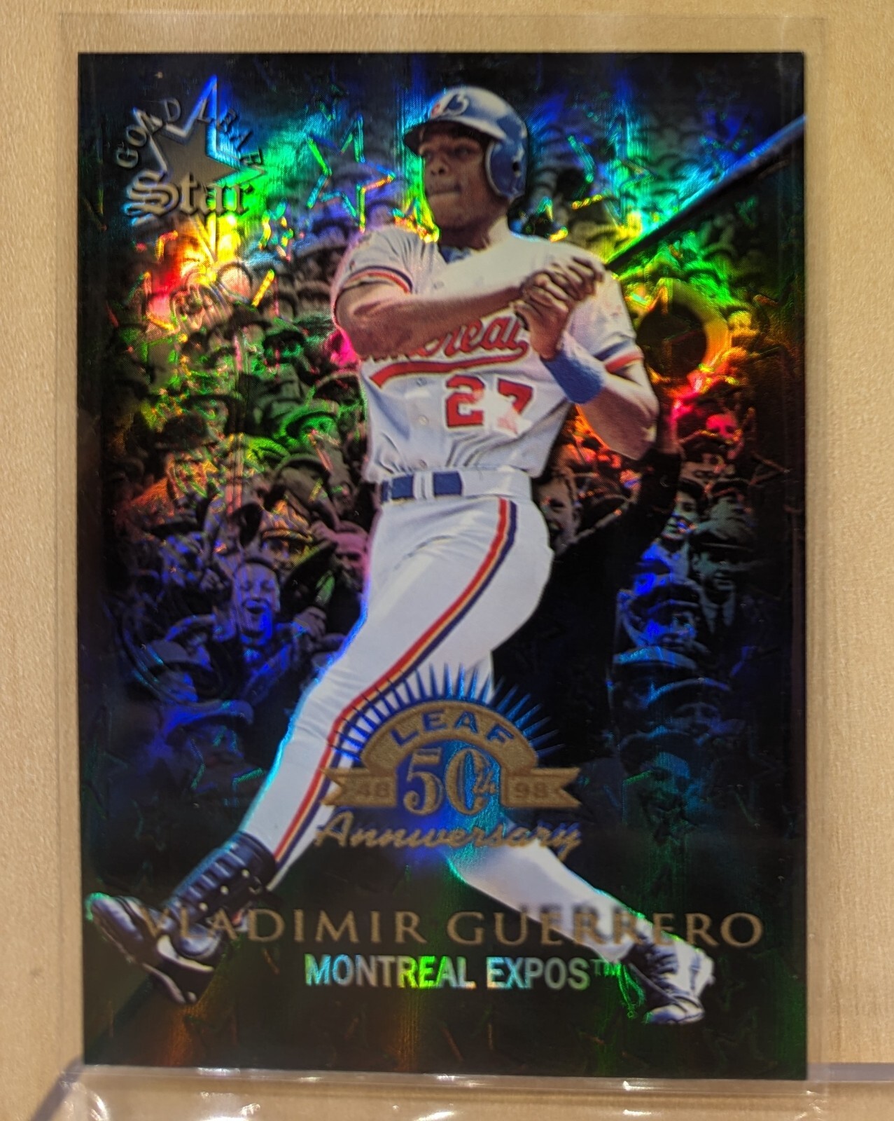 1998 Donruss Collections PRIZED LEAF #369 Vladimir Guerrero Refractor HOF /400