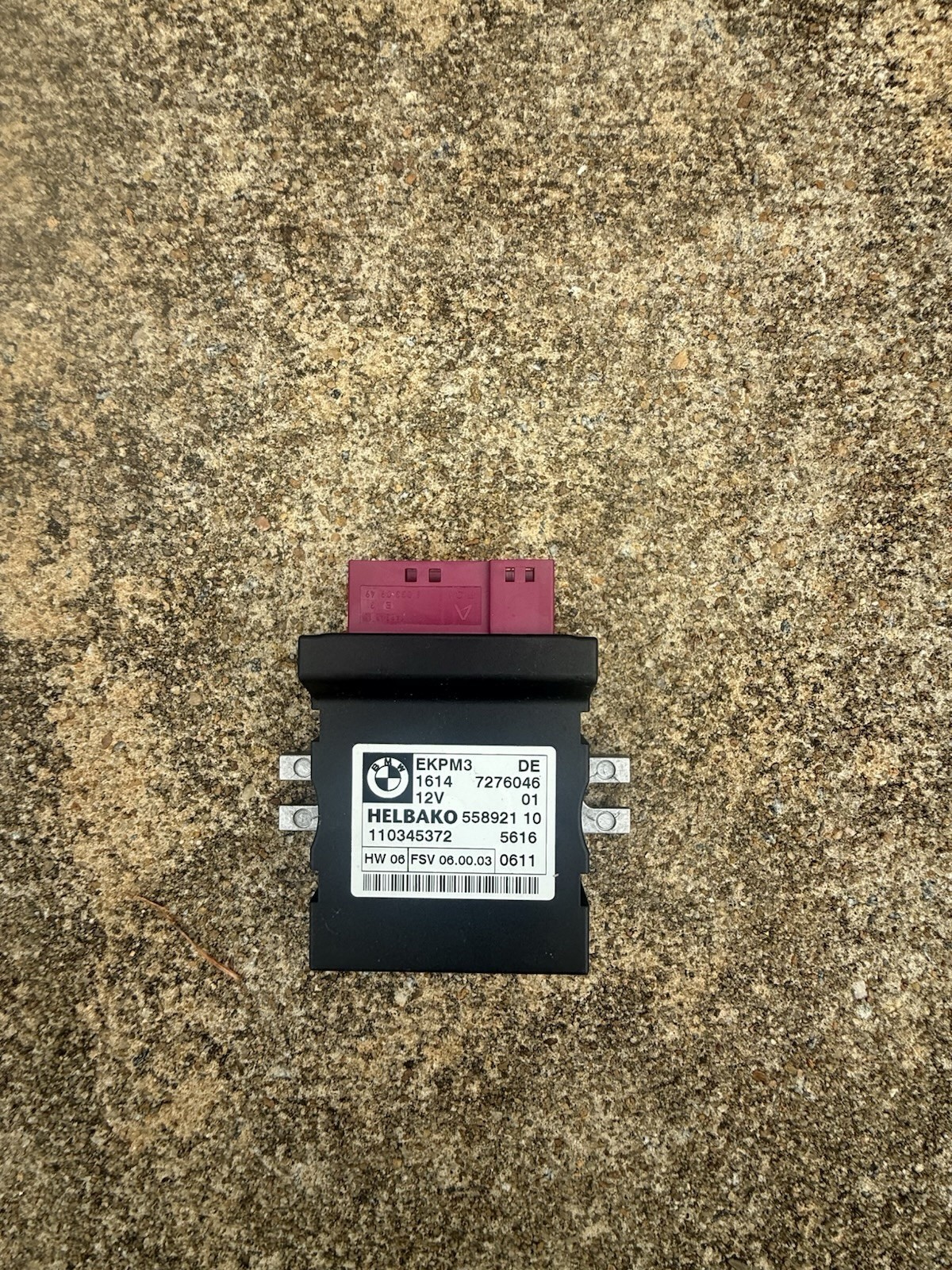 BMW 3 Series Fuel EKPM3 Pump 1614 7276046 Control 16147276046 Module EKP OEM E9X