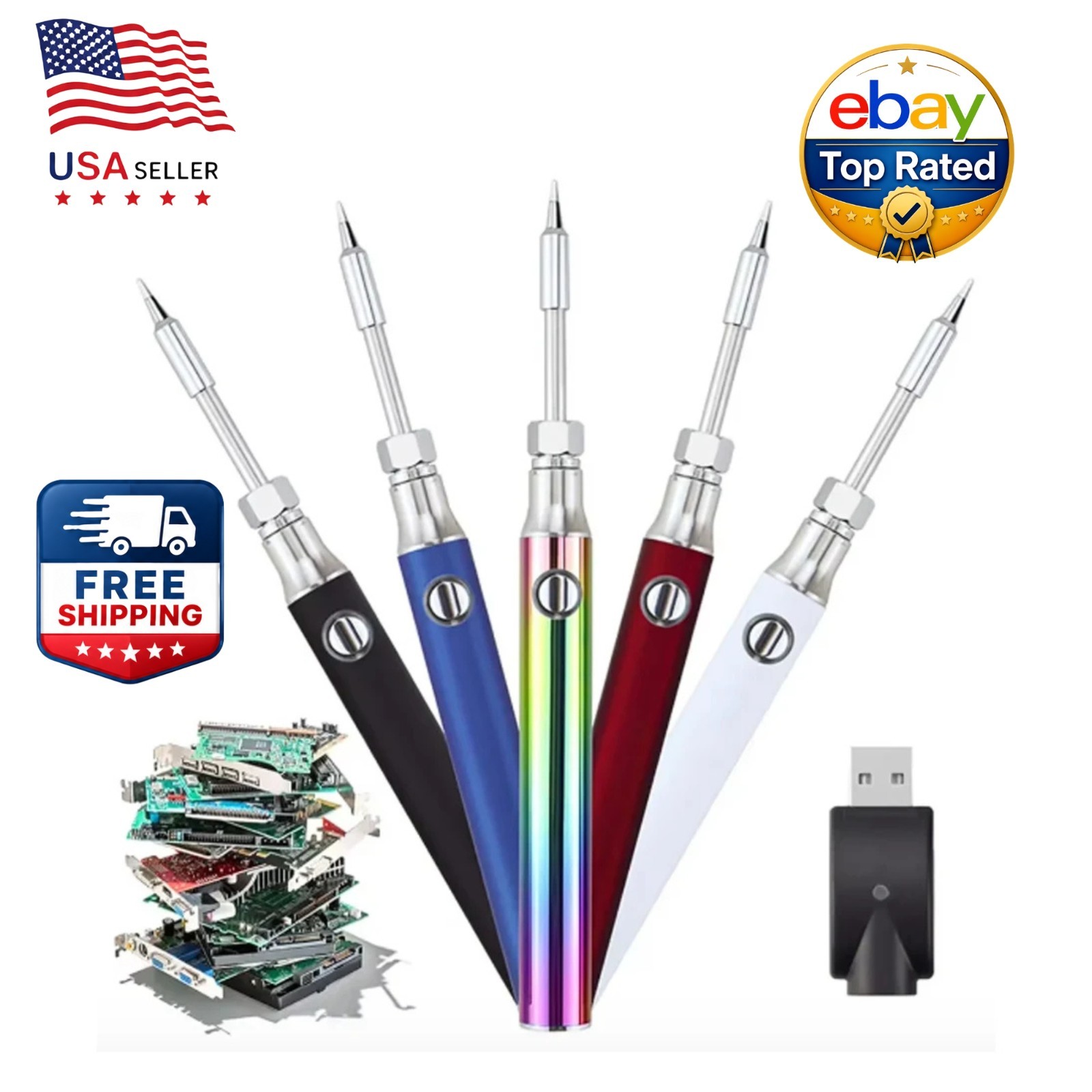 Welding Battery Pen Wireless Electric Soldering Tool USB Rechargeable
