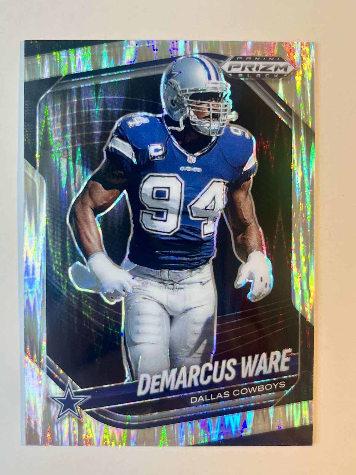 2025 Panini Prizm Black DeMarcus Ware Skewed Prizm /249 Dallas Cowboys #38