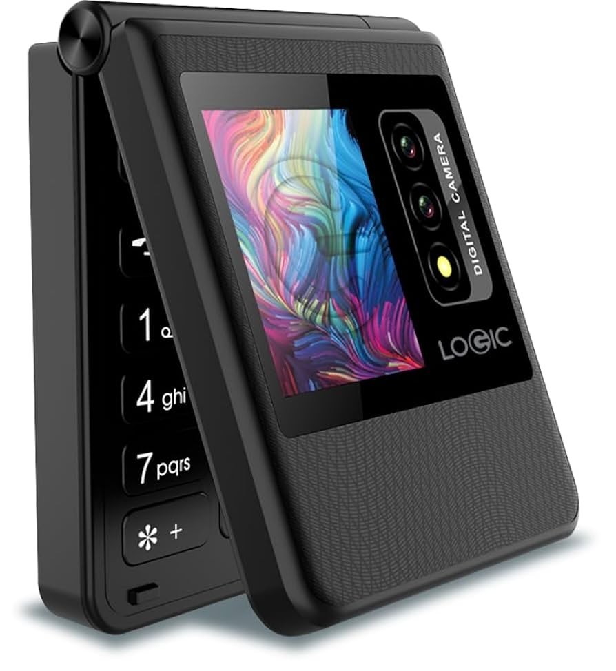 Logic Z1L 4G VoLTE Senior Flip Phone GSM Unlocked Dual Sim- Black - New Logic Z1L 4G VoLTE Senior Flip Phone GSM Unlocked Dual Sim- Black - New
