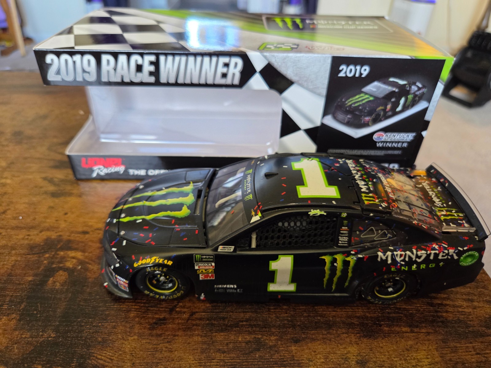 2019 KURT BUSCH #1 MONSTER ENERGY KENTUCKY RACED WIN 1/24 2019 KURT BUSCH #1 MONSTER ENERGY KENTUCKY RACED WIN 1/24