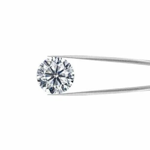 4 CT Round Cut Natural D Color Loose Lab Grown CVD Diamond VVS1 Certified