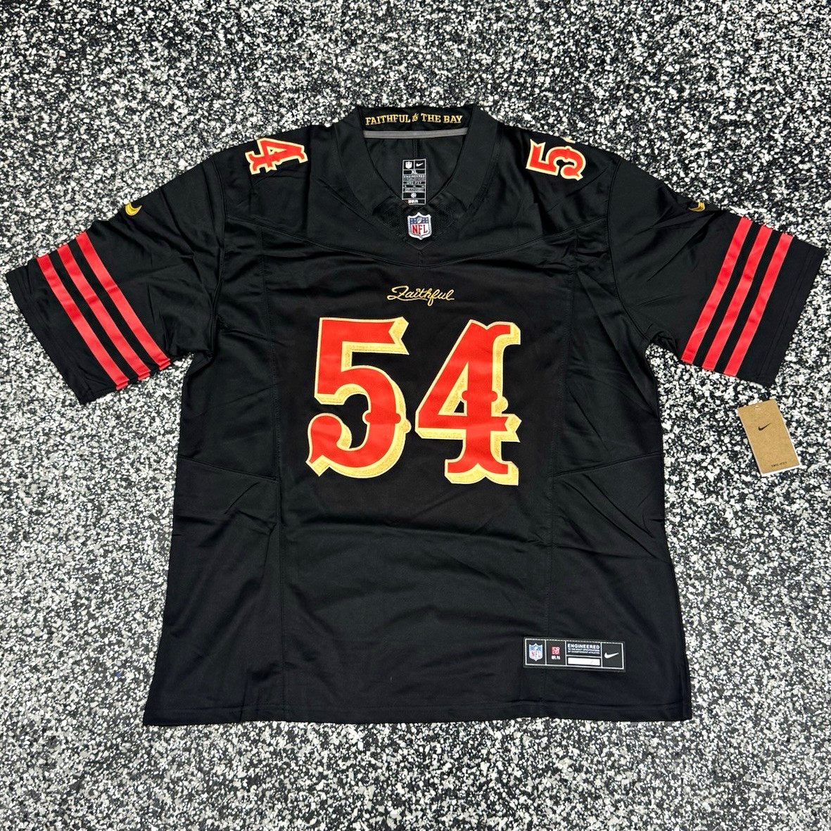 Nike Fred Warner #54 San Francisco 49ers NFL Football Jersey Size Large Nike Fred Warner #54 San Francisco 49ers NFL Football Jersey Size Large