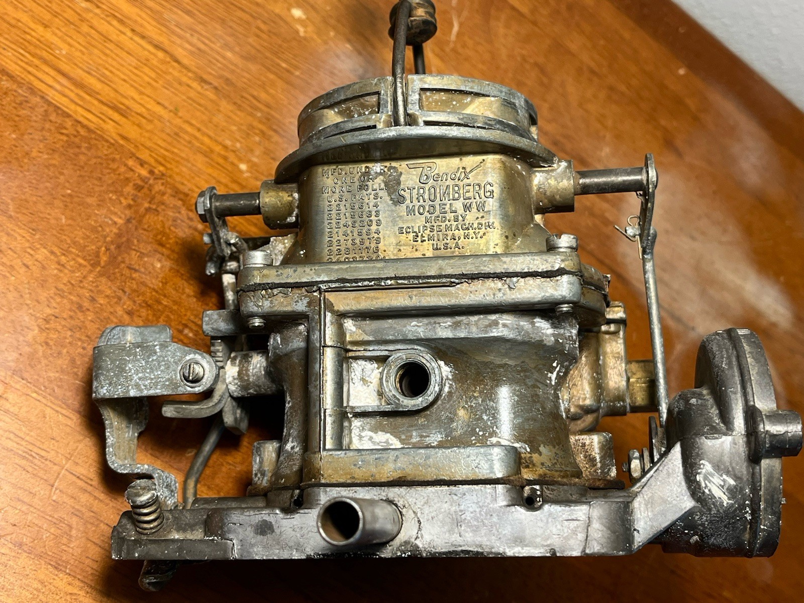 Vintage Bendix Stromberg Carlson Model WW Studebaker Carb Carburetor Original Vintage Bendix Stromberg Carlson Model WW Studebaker Carb Carburetor Original