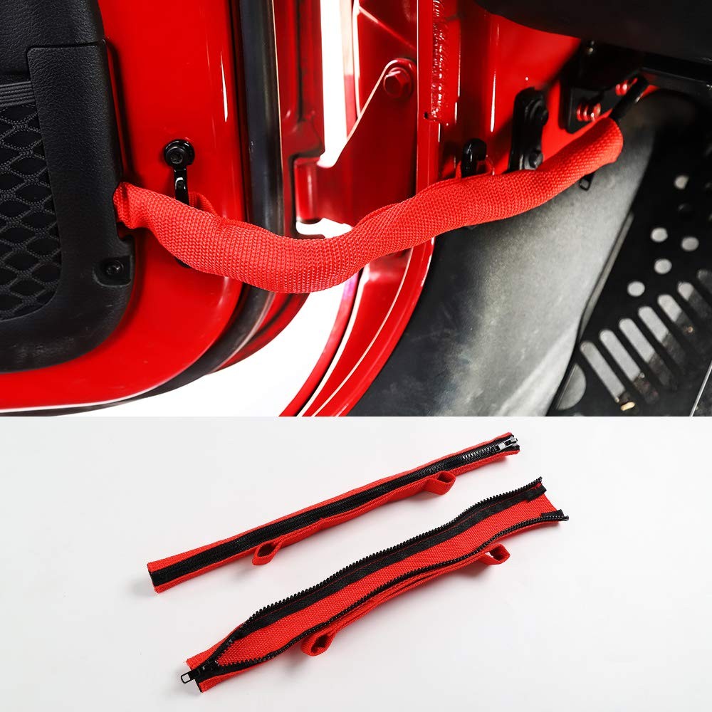 Door Limiting Straps Swing Check Limiter for 2007-2018 Jeep Wrangler JK JKU 2/4 