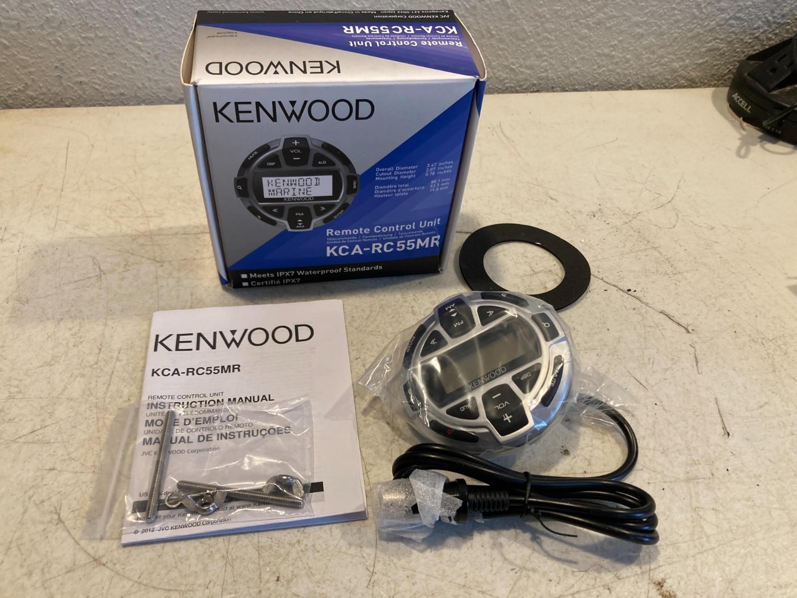 Kenwood KCA-RC55MR Wired Marine Boat Remote for KMR-M332BT, KMR-D382BT, all KMR Kenwood KCA-RC55MR Wired Marine Boat Remote for KMR-M332BT, KMR-D382BT, all KMR