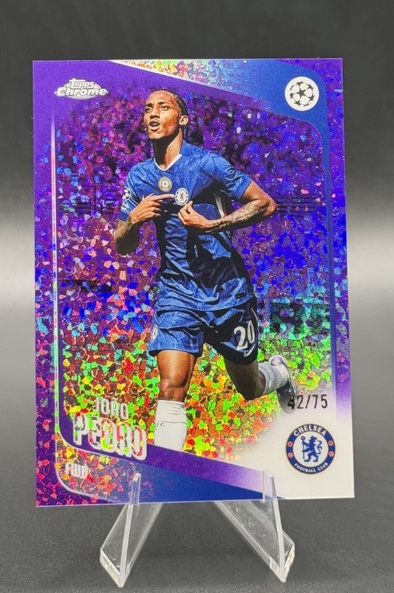 Topps Chrome João Pedro #184 Chelsea FC UCL Parallel /75