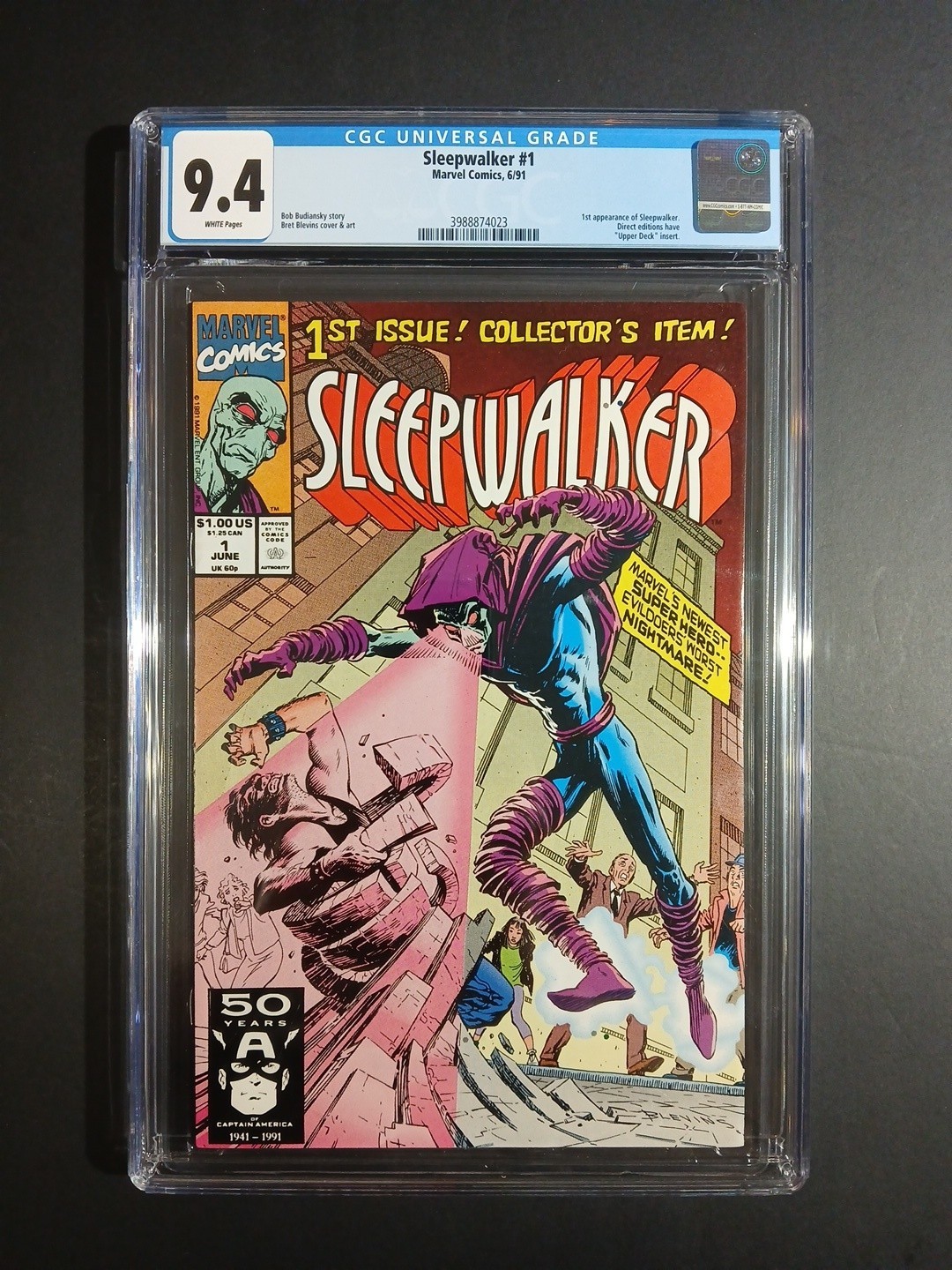 Sleepwalker #1 CGC 9.4 Sleepwalker #1 CGC 9.4