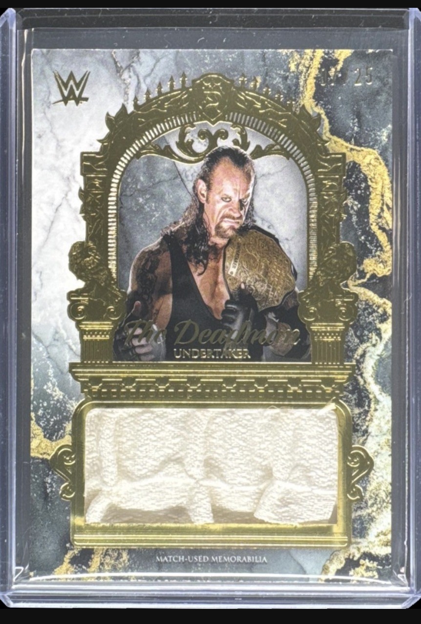 2025 Topps Royalty WWE Undertaker The Deadman Relic /25 #TDR-5 2025 Topps Royalty WWE Undertaker The Deadman Relic /25 #TDR-5
