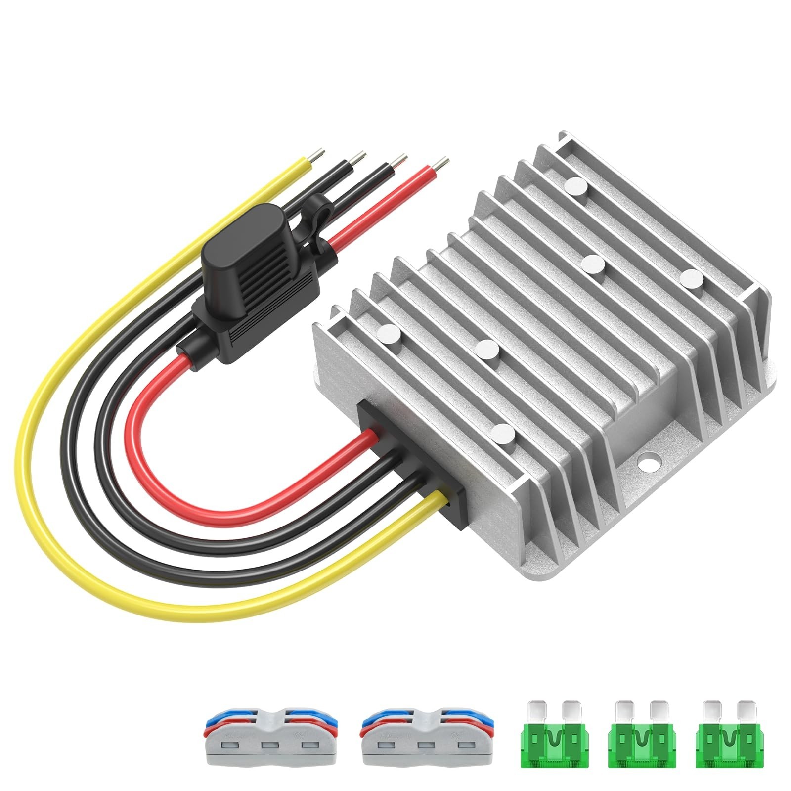 240W 20A DC 17-55V to 12V Step Down Voltage Reducer Converter for Golf Cart