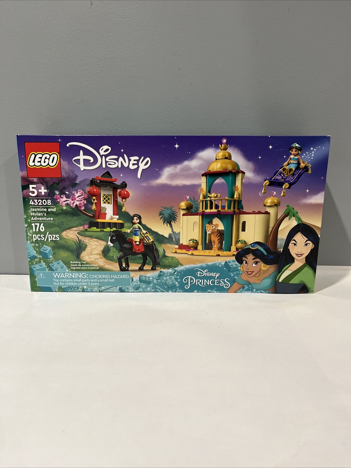LEGO 43208 Disney Princess Jasmine and Mulan’s Adventure New Sealed