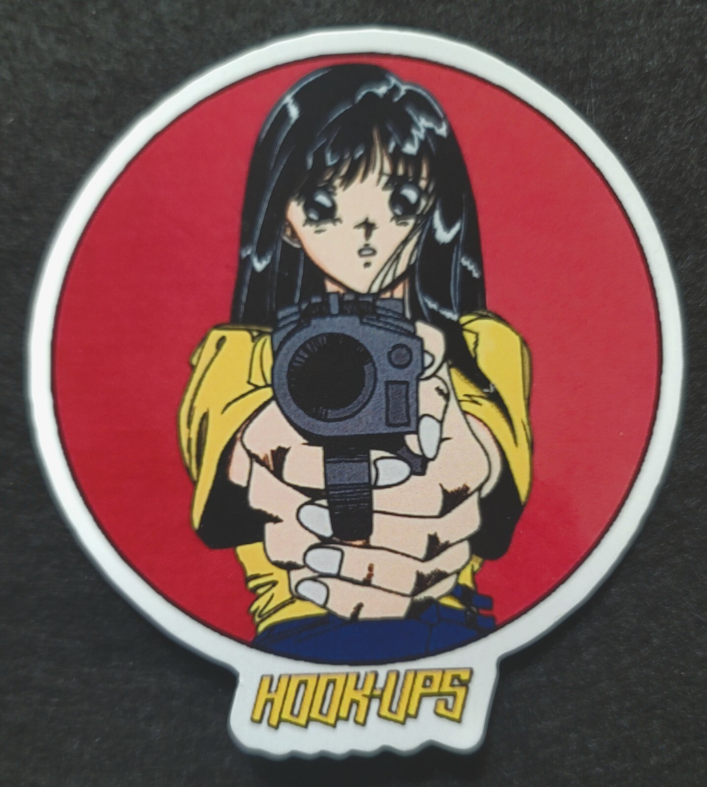 HOOK UPS STICKER VINTAGE \