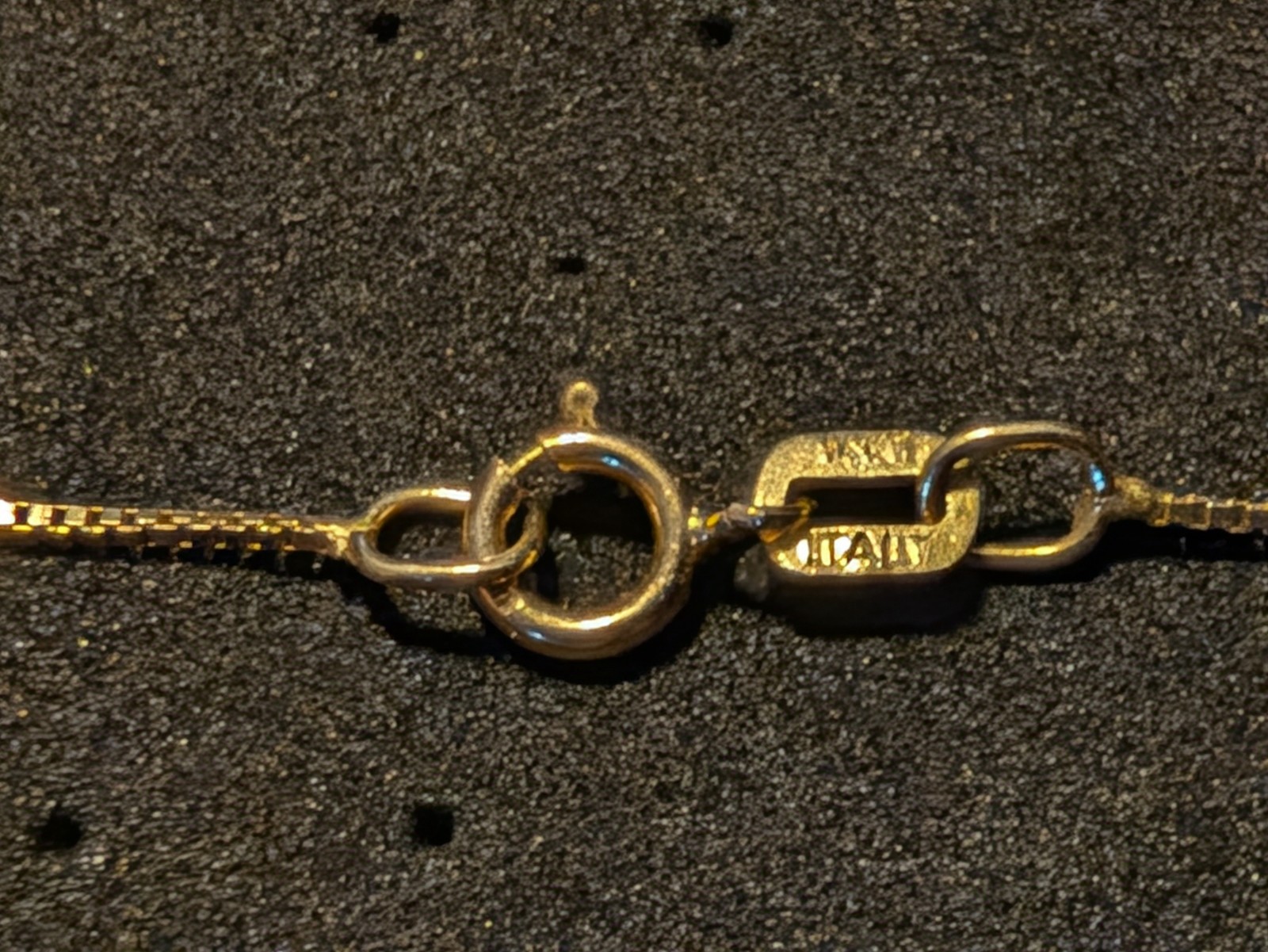Vintage Estate Italian 14k 585 Yellow Gold Chain Necklace 19.5\ Vintage Estate Italian 14k 585 Yellow Gold Chain Necklace 19.5\