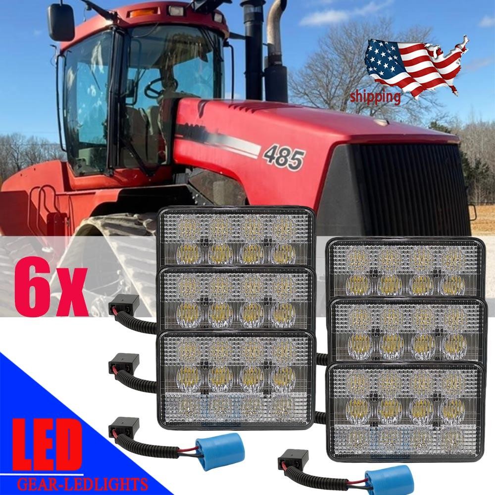 6x Fits Case IH 2166 2366 2377 2388 2577 2588 Combines LED Front Cab Light Kits 6x Fits Case IH 2166 2366 2377 2388 2577 2588 Combines LED Front Cab Light Kits
