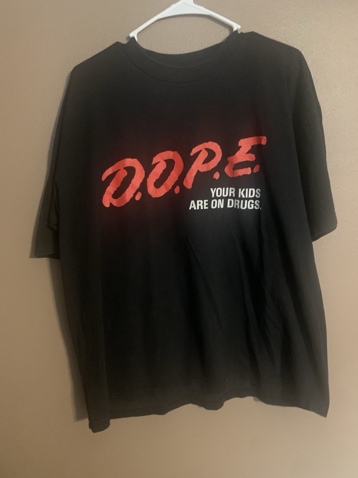 Vintage 1998 Marylin Manson mechanical animals D.O.P.E. Parody band tee Sz XL