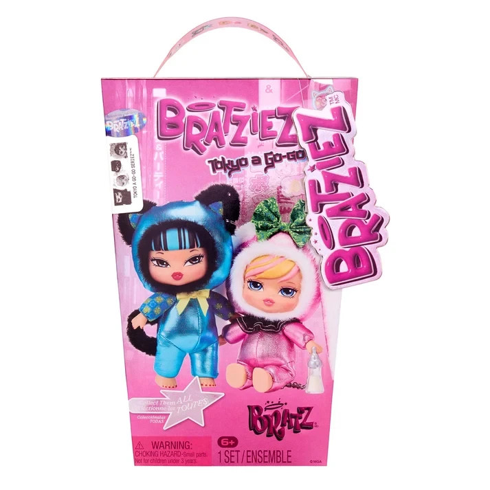 Bratz Bratziez Tokyo a Go-Go Seriez Blind Box Plush Robo Pet Clip Collectible