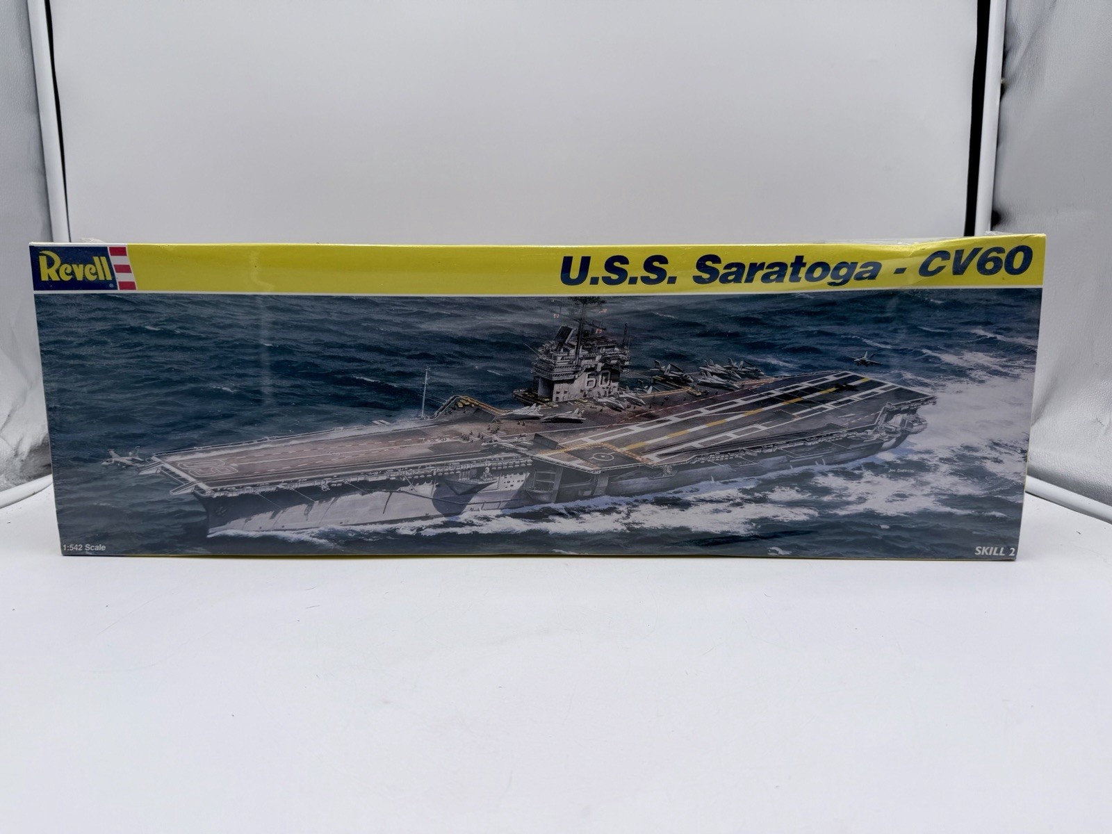 Revell 5025 USS Saratoga-CV60 Model Kit 1/542 US Navy Aircraft Carrier SEALED