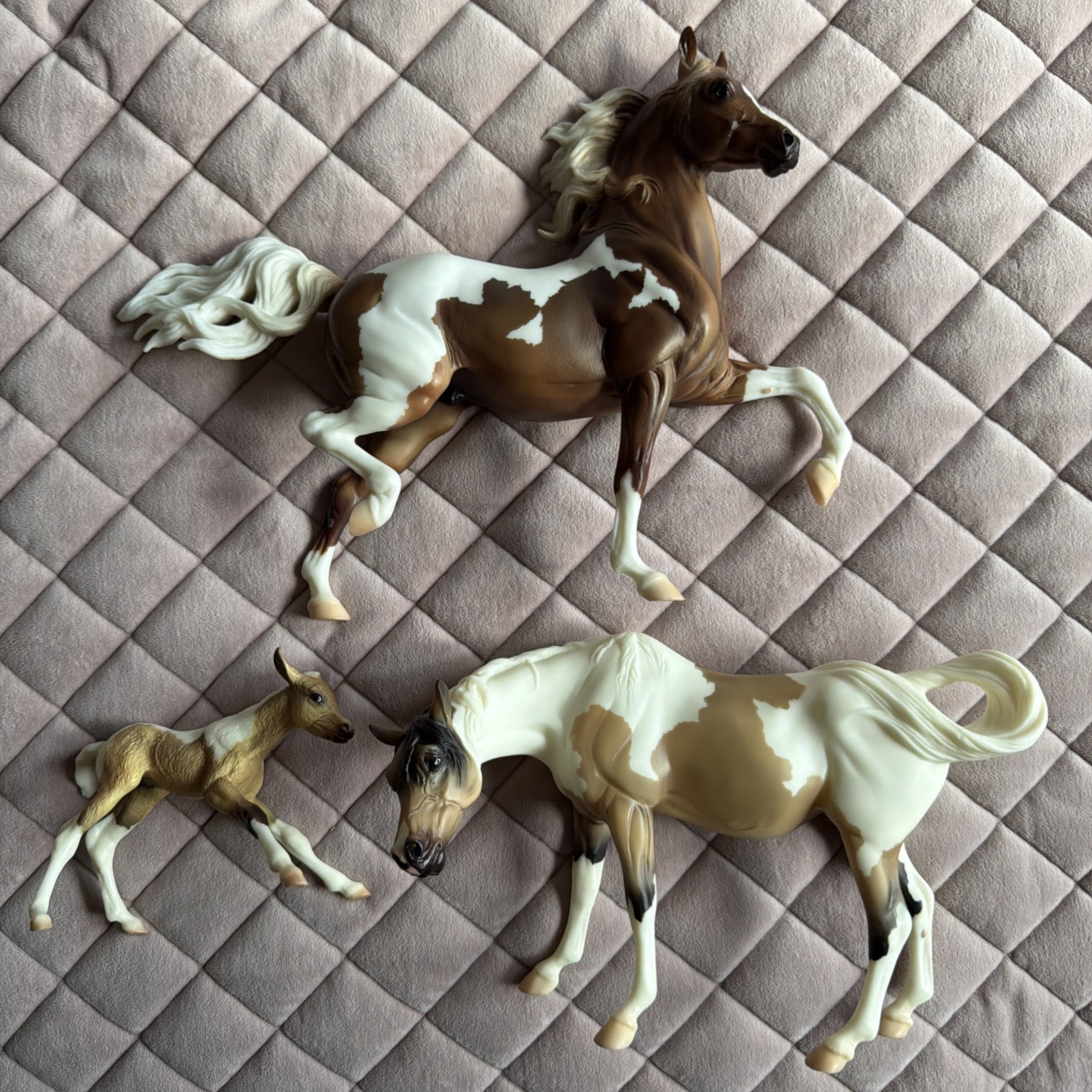 BREYER Horse JCP JC Penney Pinto Arabian Family Huckleberry Bey Susecion LeFire