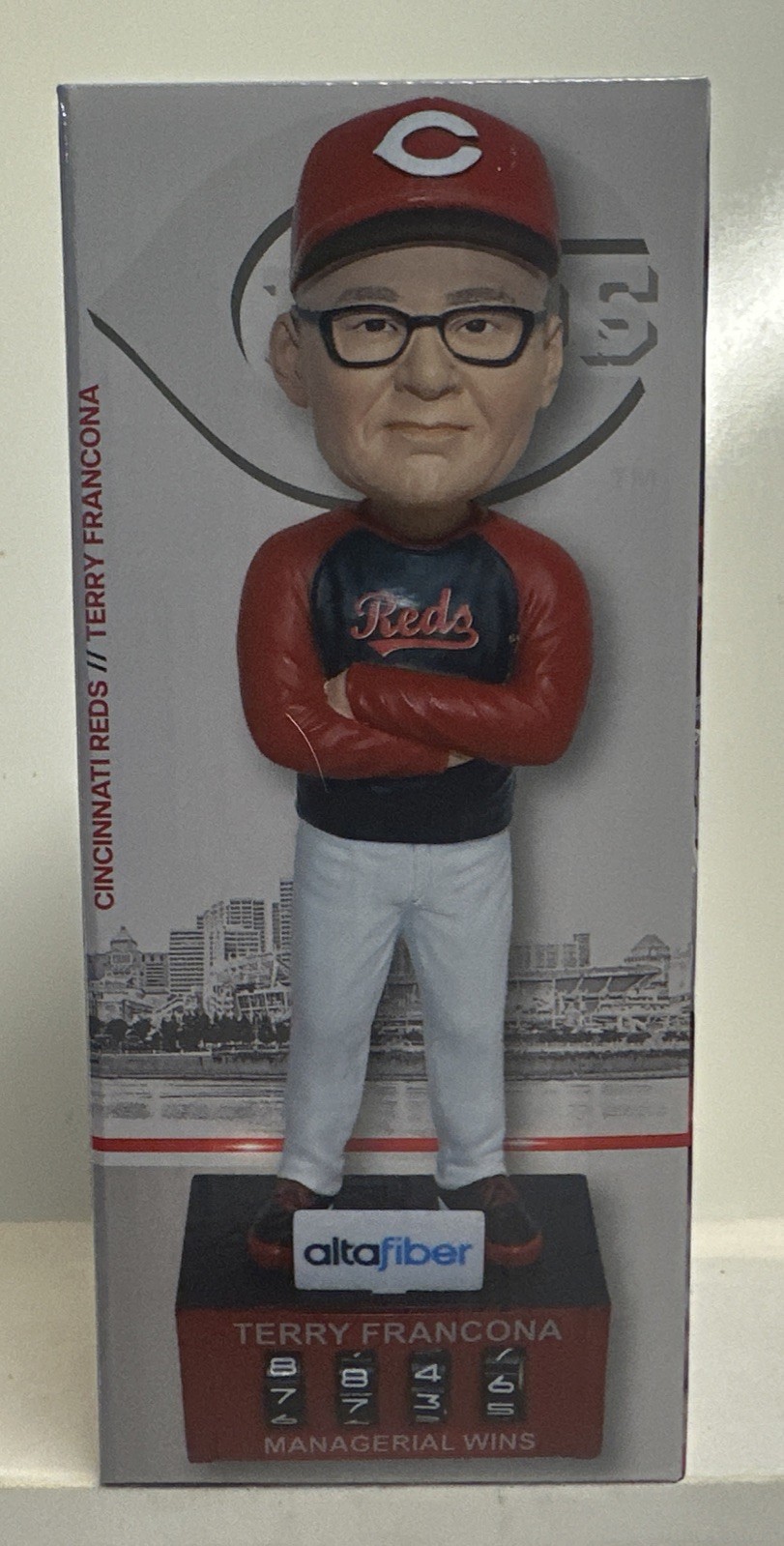 2026 Cincinnati Reds Terry Francona Bobblehead SGA 2026 Cincinnati Reds Terry Francona Bobblehead SGA