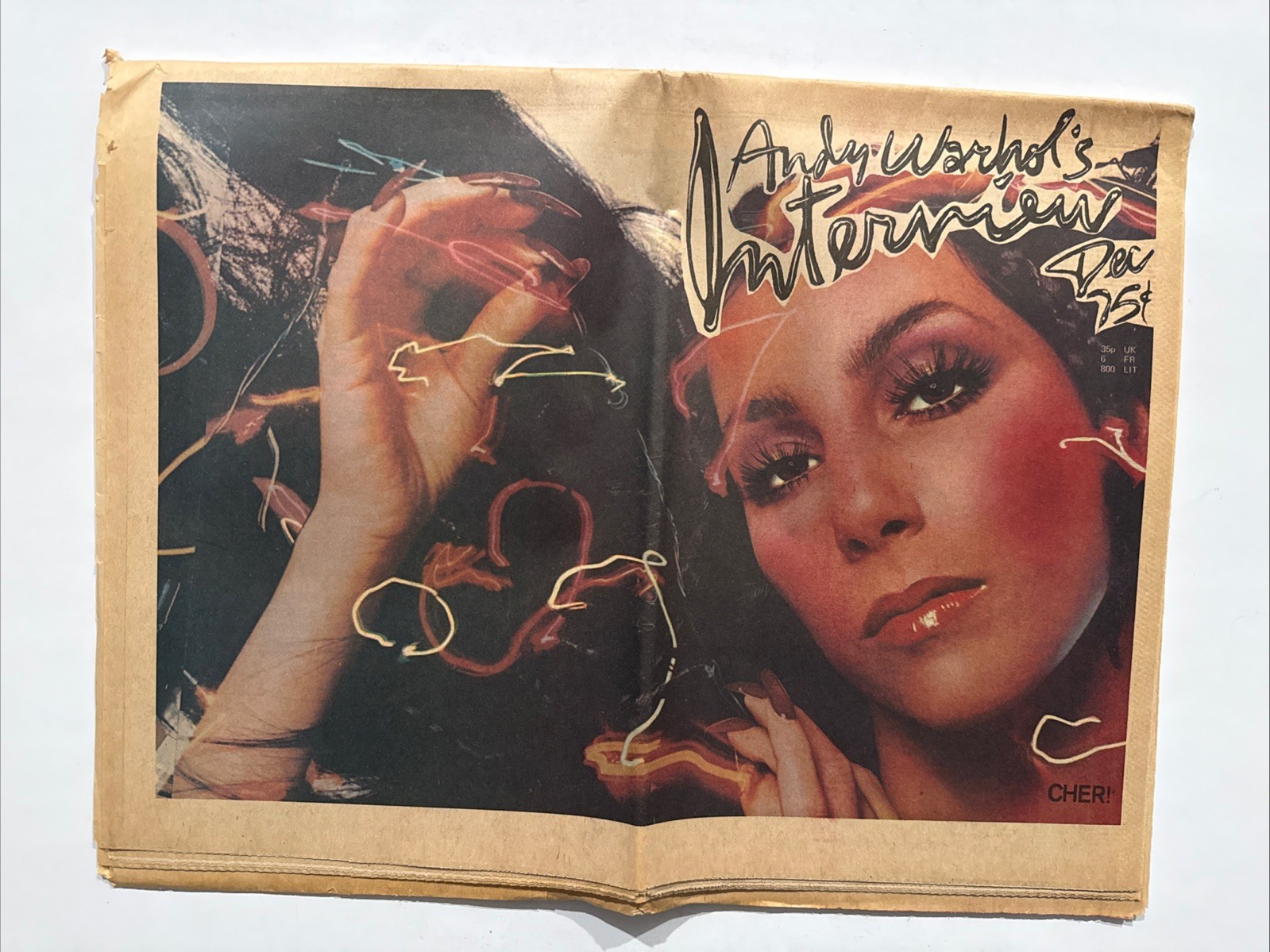 Andy Warhol's Interview Mag Dec 1974 Cher Betty Hutton Mae West Brooke Shields Andy Warhol's Interview Mag Dec 1974 Cher Betty Hutton Mae West Brooke Shields