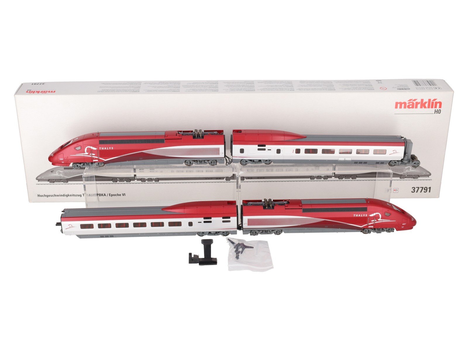 Marklin 37791 Thalys PBKA High Speed HO Gauge Electric Train Set/Box