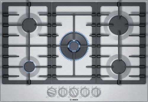 Bosch 800 Series NGM8058UC Stainless Steel Gas Cooktop