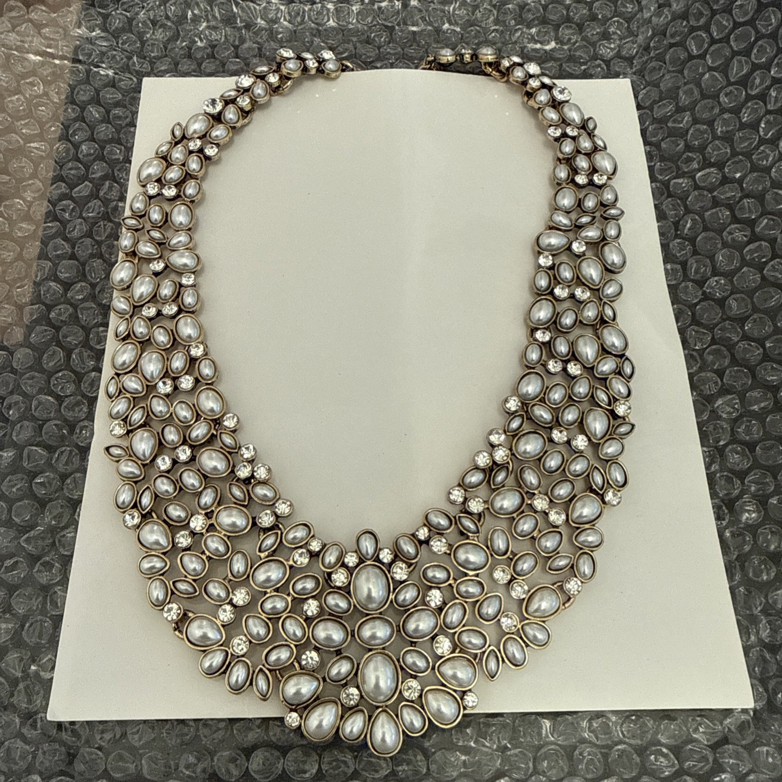 Baublebar Kew Collar Bronze Tone Statement Necklace Baublebar Kew Collar Bronze Tone Statement Necklace