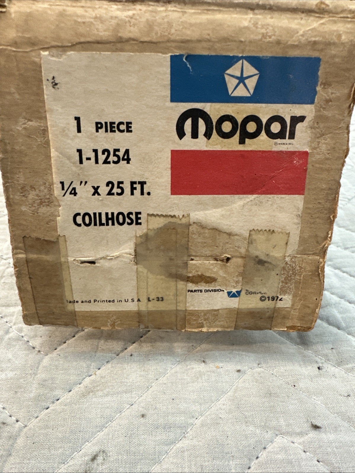 MOPAR Dealer Shop Air Hose Vintage Dealer Memorabilia NOS