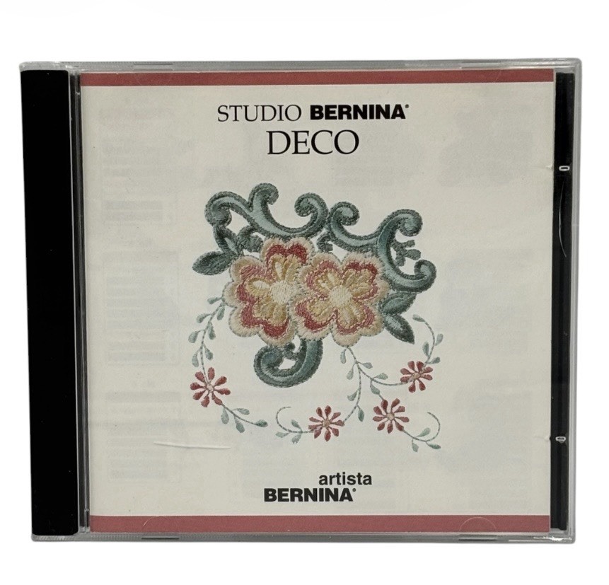 Vintage Instructional Bernina Artista CD ROM Software Model Deco Collection
