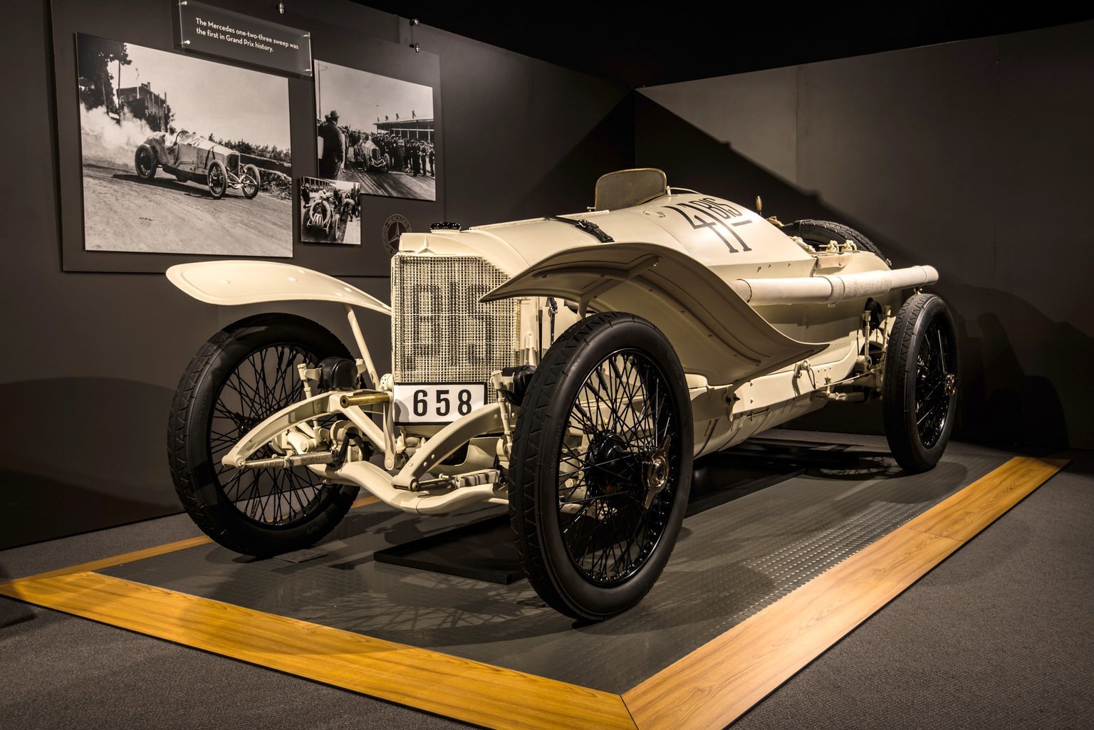 Cars 1914 mercedes 90hp Desk Mat Stitched